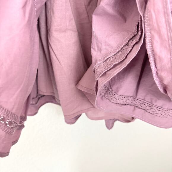 Mable Womens Faith Eyelet Lace Mini Dress Size S Feminine Girly Summer Rose - Picture 5 of 8